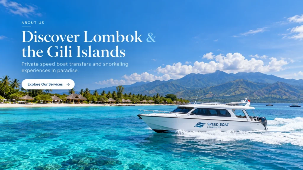 About Us Speed Boat Lombok Gili