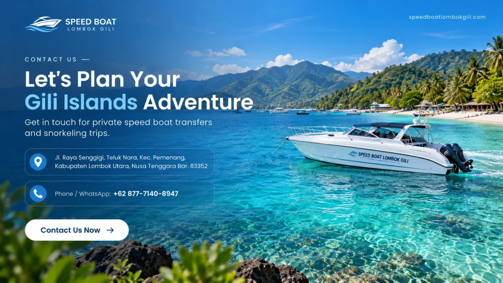 Contact Us Speed Boat Lombok Gili