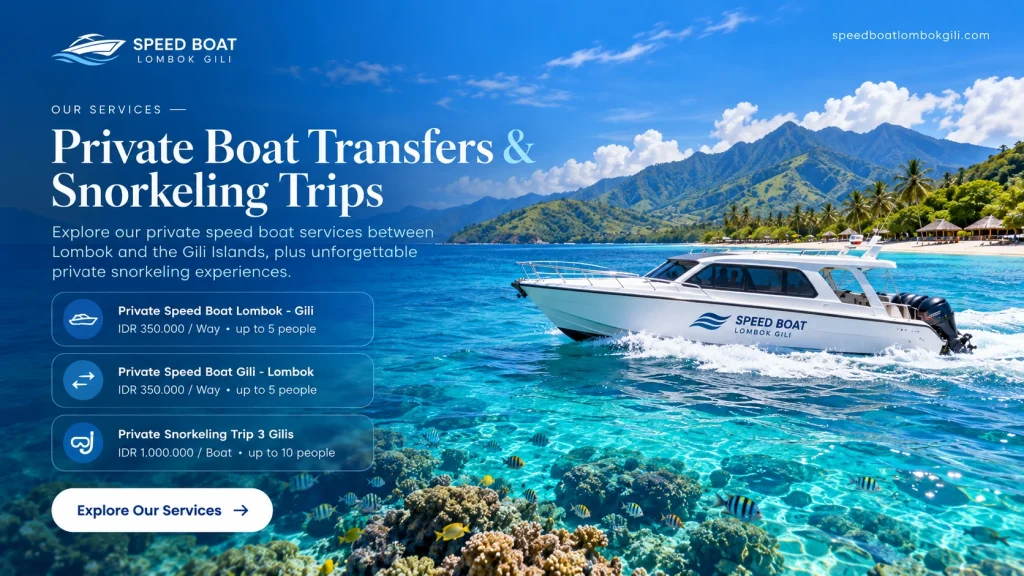 Services Speed Boat Lombok Gili